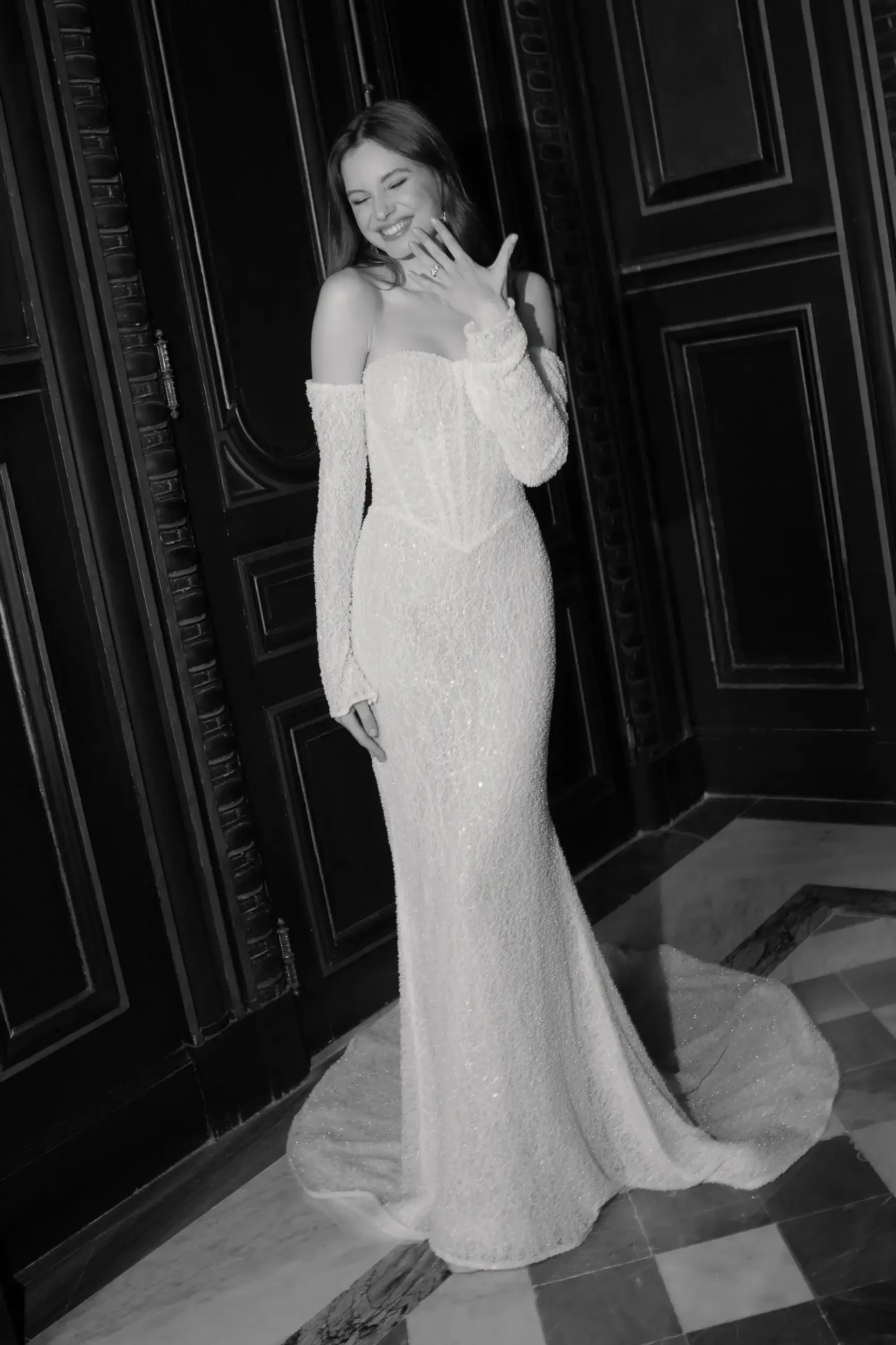 Choosing the Perfect Winter Wedding Dress Fabric: Luxurious Warmth for Your Big Day Image