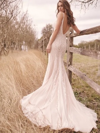 Maggie Sottero Style #22MK934A01 #4 Ivory/Soft Pearl thumbnail