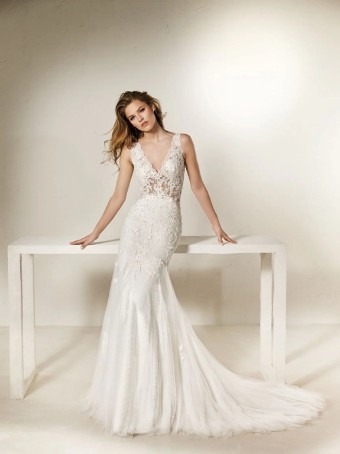 Pronovias Style #Chanai #0 Ivory thumbnail