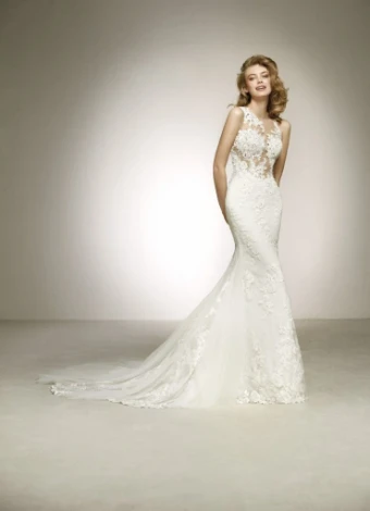 Pronovias Style #Dadiva #0 Ivory thumbnail