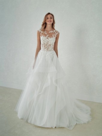Pronovias Style #Fluvia #0 Ivory thumbnail