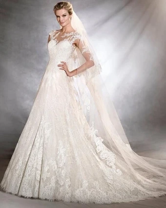 Pronovias Style #Orive #1 Ivory thumbnail