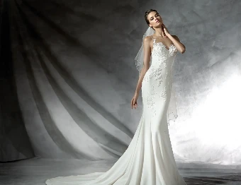 Pronovias Style #Plisa #3 Ivory thumbnail