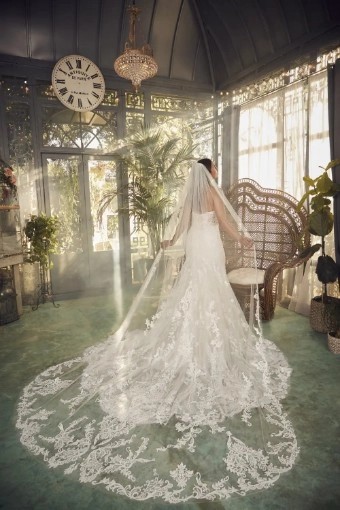 Casablanca Bridal Style #2477FB #1 Ivory/Sorbet/Nude/Ivory thumbnail