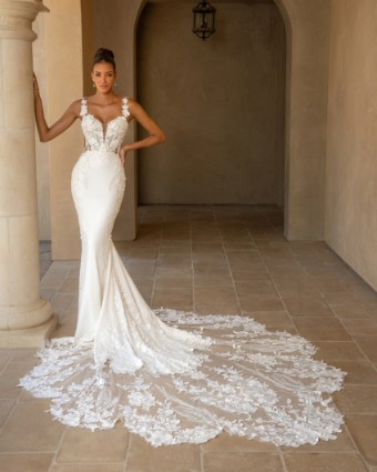 Kitty Chen Couture Style #Cece #0 Diamond White/Tan thumbnail