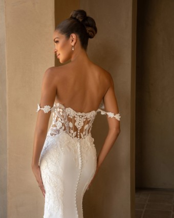 Kitty Chen Couture Style #Cece #3 Diamond White/Tan thumbnail