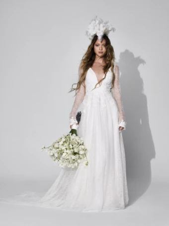 Pronovias Style #Feyre #0 Off White thumbnail