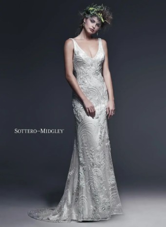 Maggie Sottero Style #Finley #0 Ivory/Light Gold/Pewter thumbnail