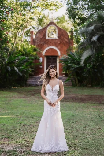Allure Bridals Style #3552 #2 Almond/Champagne/Ivory/Nude thumbnail