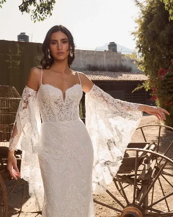 La Perle by Calla Blanche Style #LP2453S #1 Ivory thumbnail