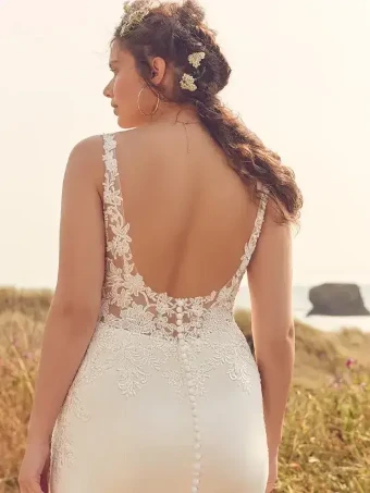 Rebecca Ingram Style #22Rk511A01 #2 Ivory thumbnail