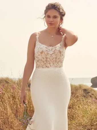 Rebecca Ingram Style #22Rk511A01 #0 Ivory thumbnail