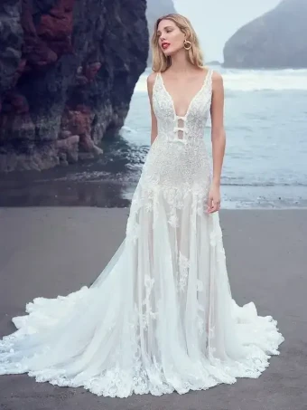 Sottero and Midgley Style #22SK007A01 #4 Ivory/Blush thumbnail