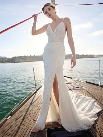 Sottero and Midgley Style #23SK638A01 #2 Ivory All ivory thumbnail