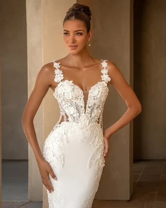 Kitty Chen Style #CECE #7 Diamond White/Tan thumbnail