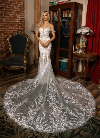 Kitty Chen Couture Style #K2236 #0 Ivory/Sand/Toffee thumbnail