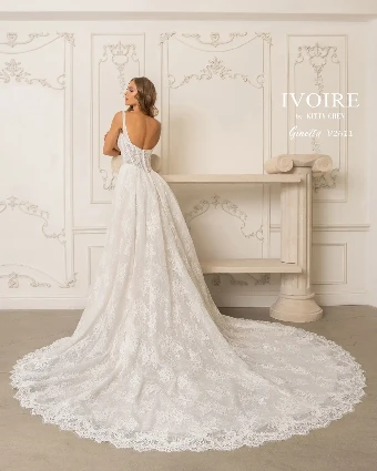 Ivoire by Kitty Chen Style #GINETTA #2 Ivory/Pink Champagne thumbnail