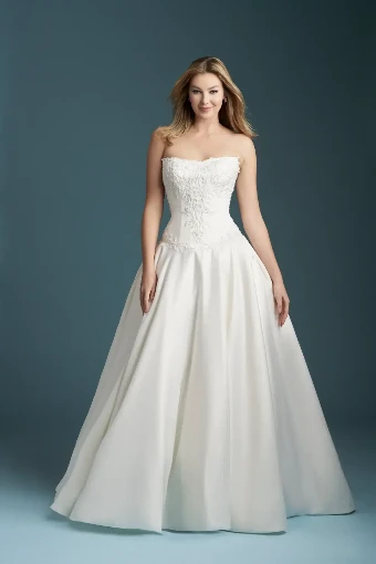 Allure Bridals Style #A1350P #0 Ivory thumbnail